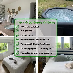 Maison Cosy Avec Jacuzzi Hébergement de vacances Néant-sur-Yvel